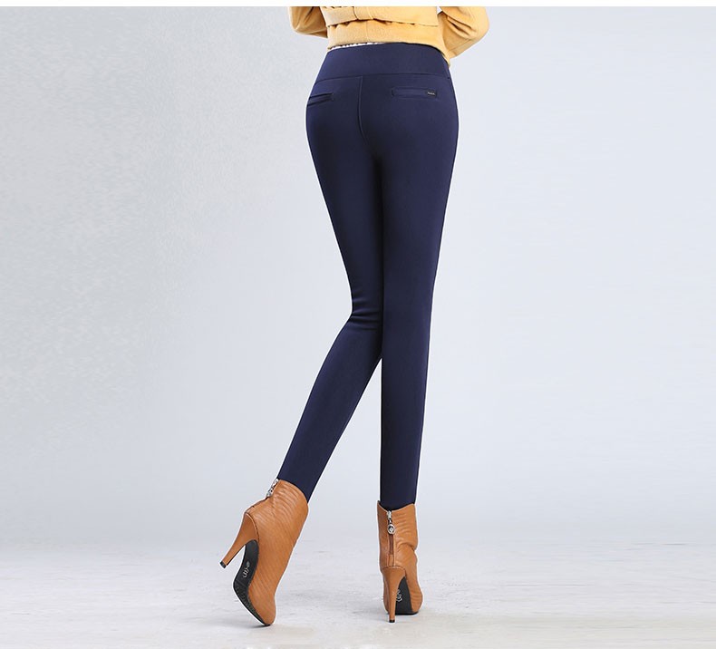 New Autumn Winter Plus Thick Velvet warm Leggings Elastic High Waist Pants female Slim Women's Casual Pants female trousers