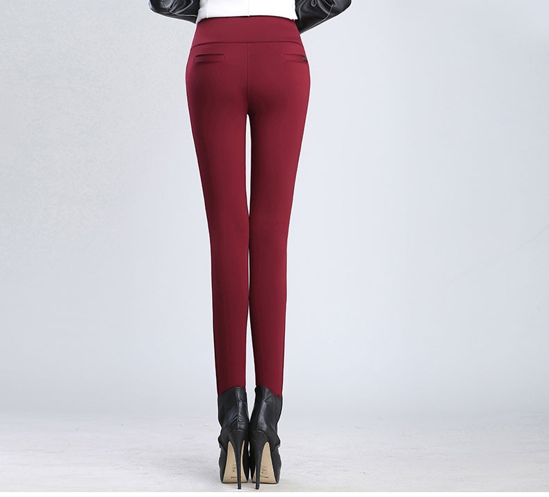 New Autumn Winter Plus Thick Velvet warm Leggings Elastic High Waist Pants female Slim Women's Casual Pants female trousers