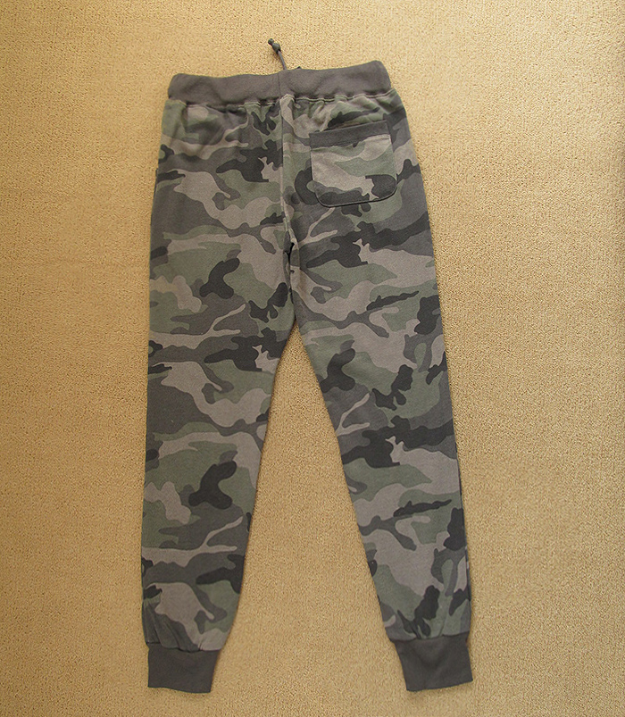 Women's Camouflage Army Green Pants Cotton Sports Jogging Trousers Lace Up Elastic Waist Casual Sweatpants