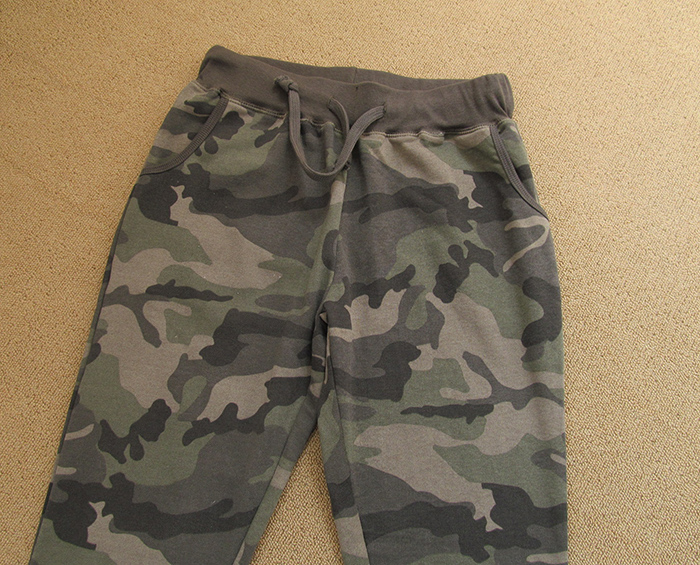Women's Camouflage Army Green Pants Cotton Sports Jogging Trousers Lace Up Elastic Waist Casual Sweatpants
