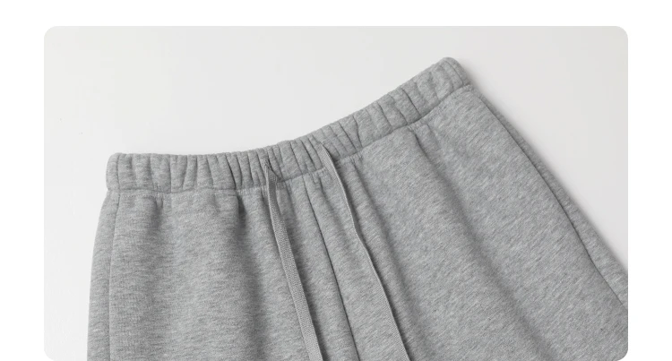 CHIC VEN Women Sports Sweatpants Loose New Elastic High Waisted Fleece Casual Pants Female Full Trousers Autumn Winter 2024