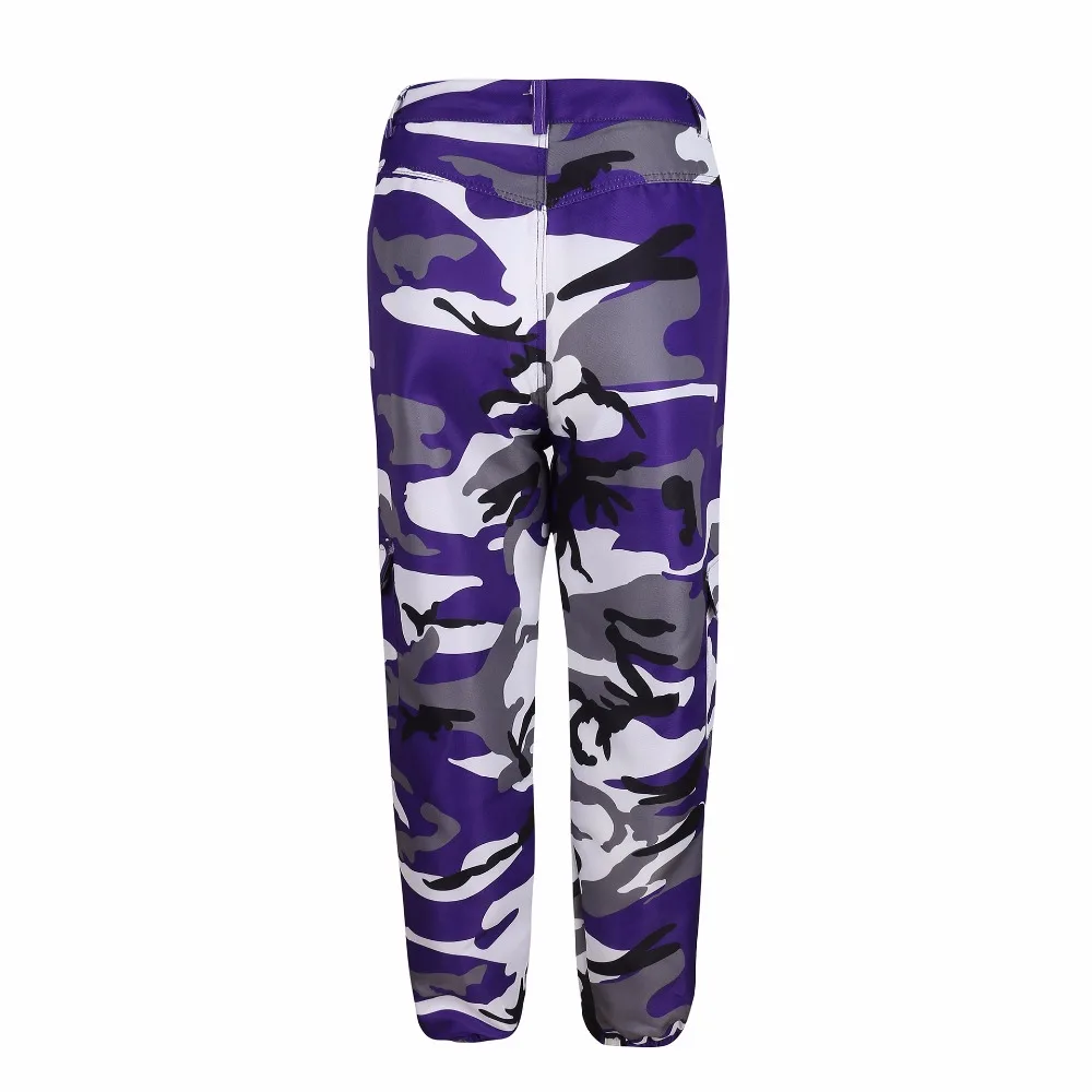 Womens Camo Cargo Trousers Casual Pants Ladies Military Army Combat Camouflage Pant