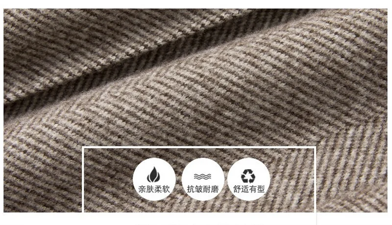 Women's Herringbone Woolen Trousers Autumn Winter Fleece Thicken Straight Harem Pants Suit Pants Female Warm Casual Pants 2025