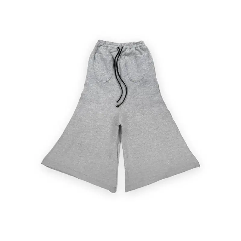 Retro Hip Hop Style Wide Leg Pants Unisex Minimalist Design Loose Niche Casual Personalized Oversized Trousers
