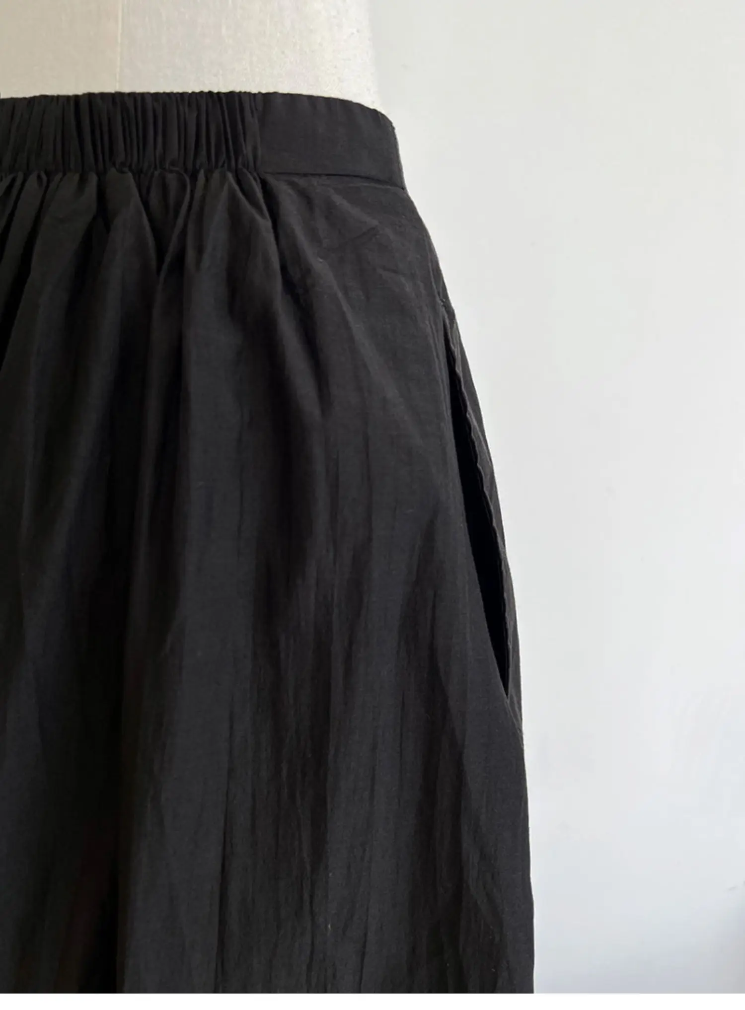 Oversized Bloomers 2026 New Summer Designer Elegant Fashion Women Lantern Pants Casual Loose Breathable Cotton Wide Leg Pants