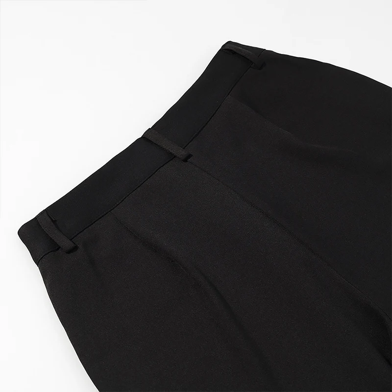 Willshela Women Fashion Solid Front Zipper Straight Pants Vintage High Waist Full Length Female Chic Lady Trousers