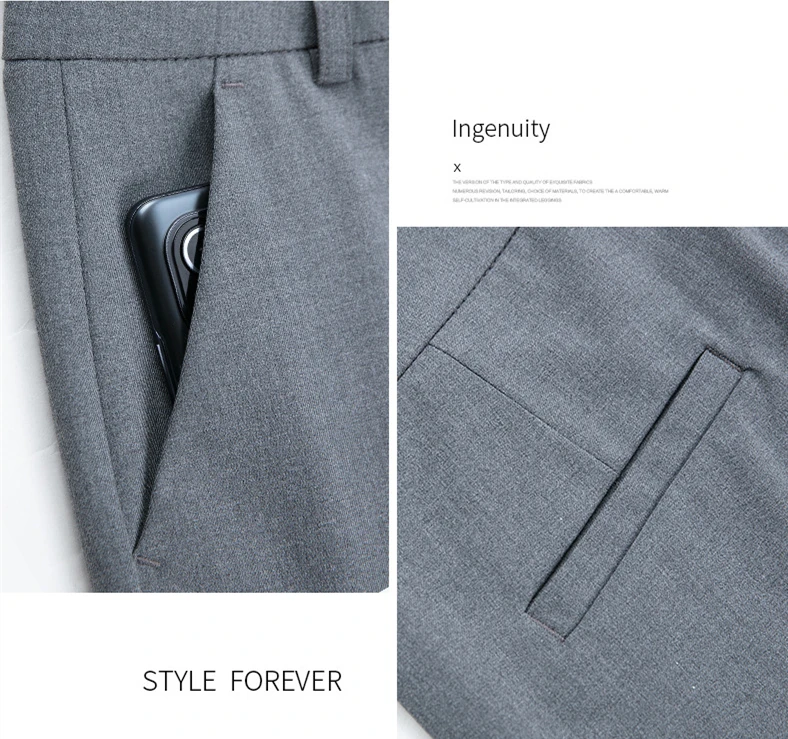 2026 New Women's Suit Pants, Black Gray Khaki Pantalones Spring Female Slim Trousers, Asian Size 26 27 28 29 30 31 32 33