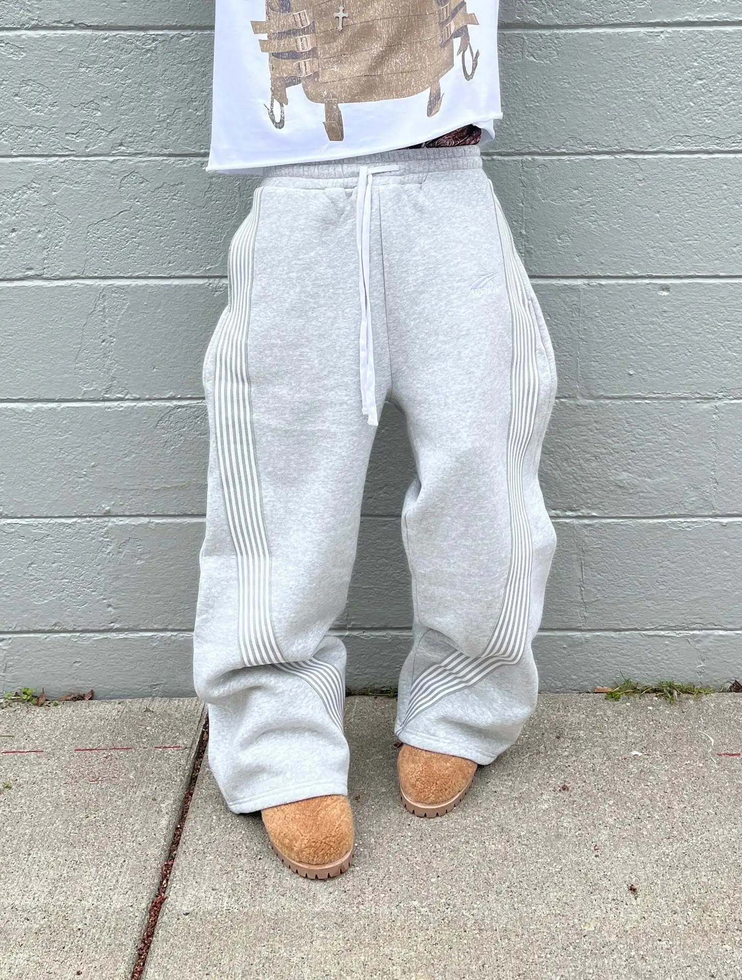 Retro Vintage 2025 New Baggy Pants Fashion Women Straight Loose Trend Brand Jogging Pant Casual Harajuku Men's Hip Hop Trousers