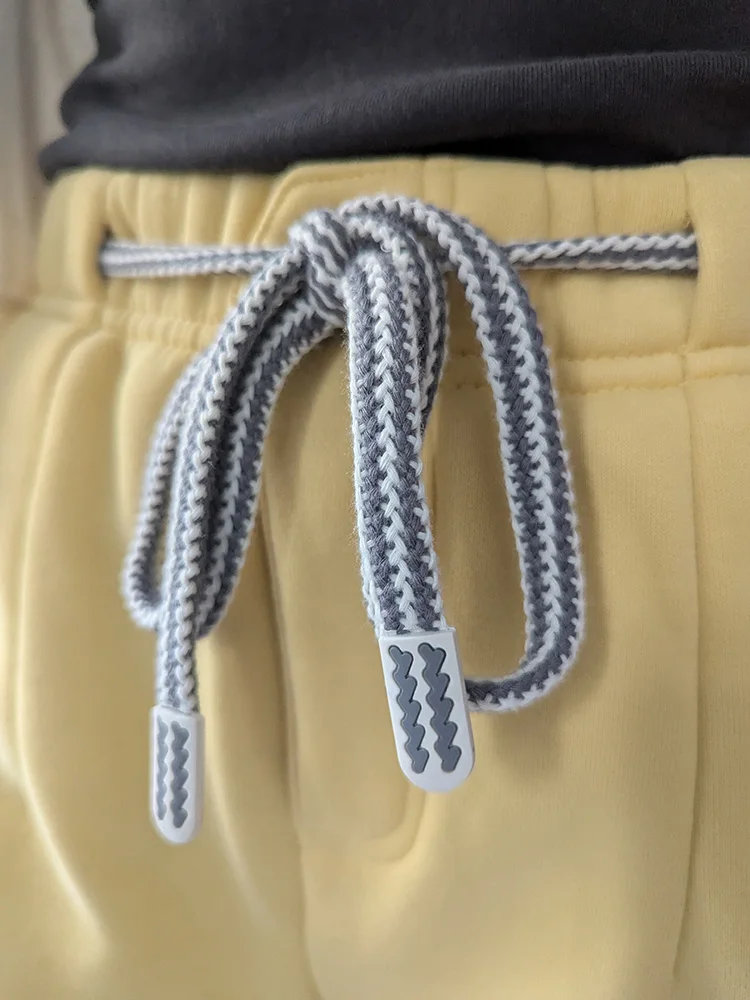 Streamgirl Warm Pants For Women Winter Brown Wide Leg Fleece Sweatpants Women Baggy Sport Winter Thick Velvet Warm Trousers