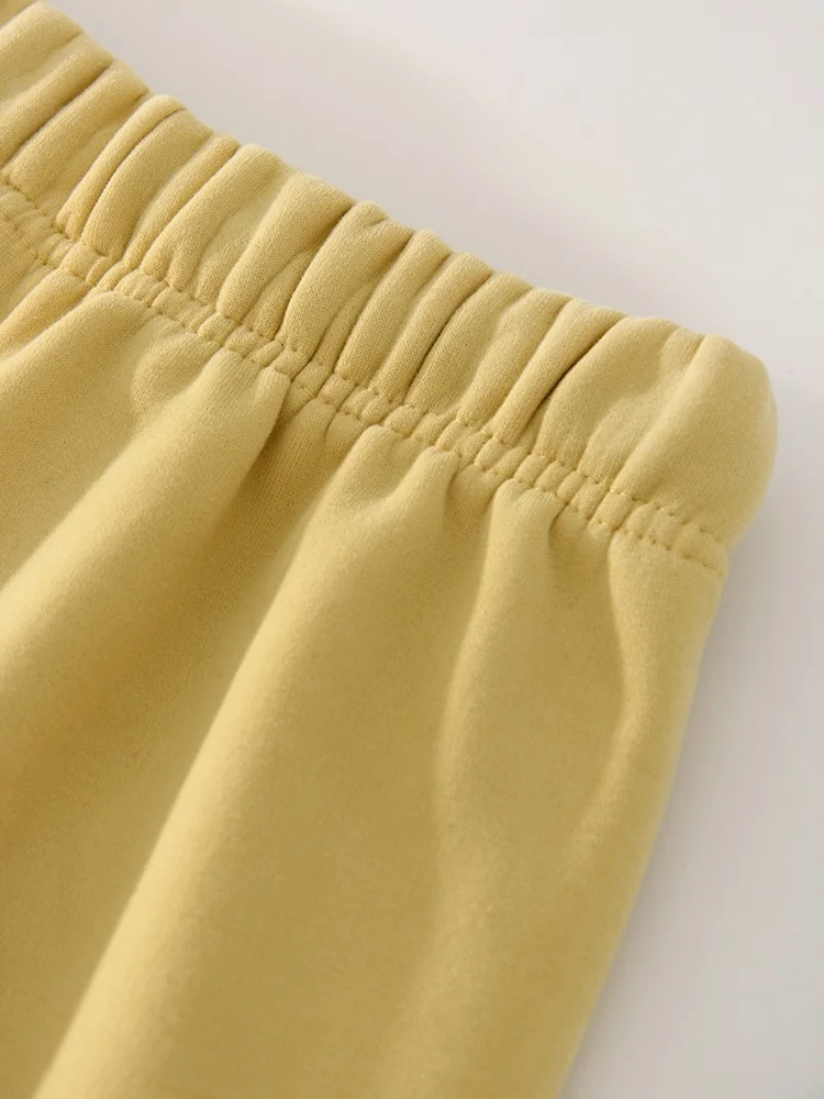 Streamgirl Warm Pants For Women Winter Brown Wide Leg Fleece Sweatpants Women Baggy Sport Winter Thick Velvet Warm Trousers