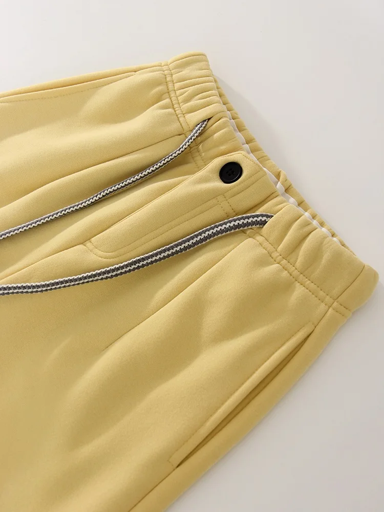 Streamgirl Warm Pants For Women Winter Brown Wide Leg Fleece Sweatpants Women Baggy Sport Winter Thick Velvet Warm Trousers