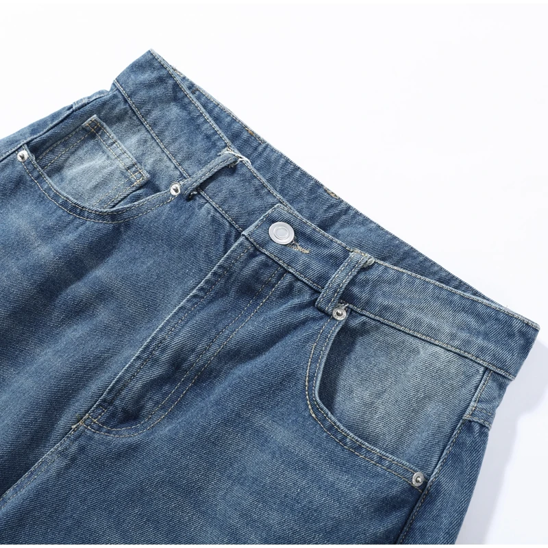 Fashion Striped Barrel Pants Women's High Waist Loose Wide Leg Button Casual Trousers 2026 Spring New Lady Comfortable Bottoms