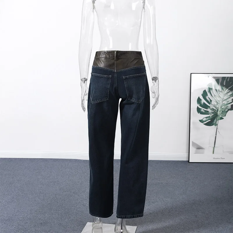 Fashion Striped Barrel Pants Women's High Waist Loose Wide Leg Button Casual Trousers 2026 Spring New Lady Comfortable Bottoms