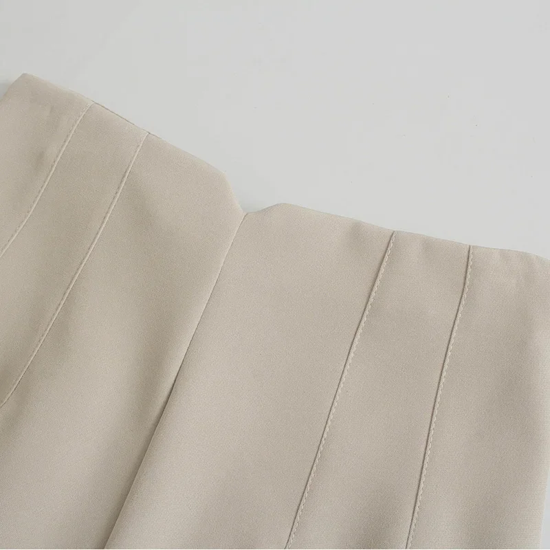MUJER 2025 Women's Summer Pants Pencil High Waist Pants for Women White Black Cropped Trousers Womens Streetwear Office Pants