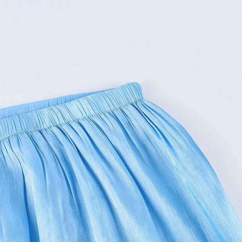 Women Casual Stretch High Waist Crepe Summer Spring Pants Fashion Bloomers Chic Pants Women Clothes Long Trousers Pink