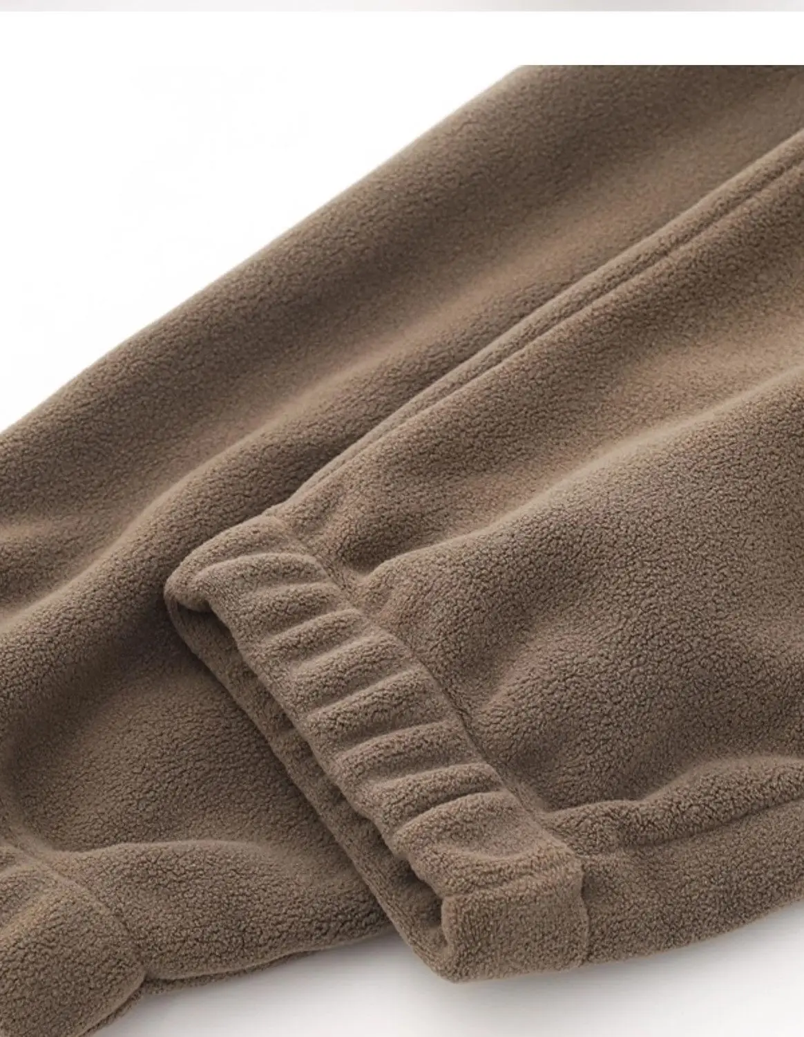 Women Fleece Lined Trousers Fall Winter Wearable Worn Resistant Cuffed Pants Fashion Loose High Waist Long Warm Casual Trousers
