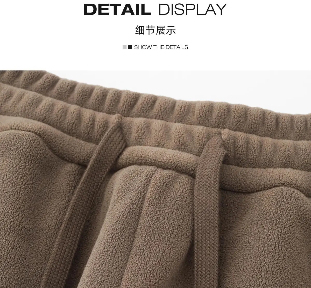 Women Fleece Lined Trousers Fall Winter Wearable Worn Resistant Cuffed Pants Fashion Loose High Waist Long Warm Casual Trousers