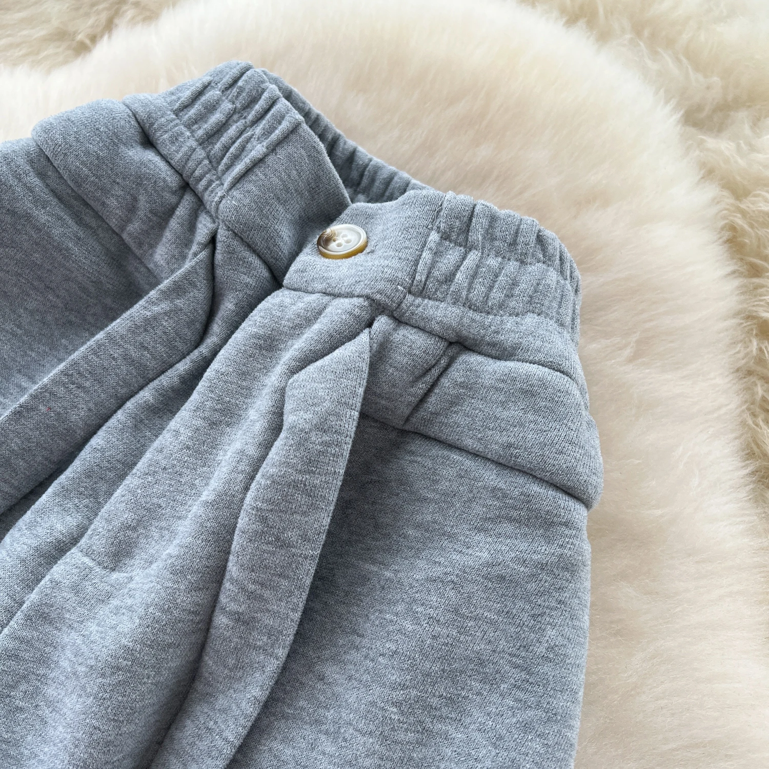 SINGREINY Simple Casual Long Pants Female High Waist Drawstring Pockets Chic Straight Pants Trendy Sports Wide Legs Trousers