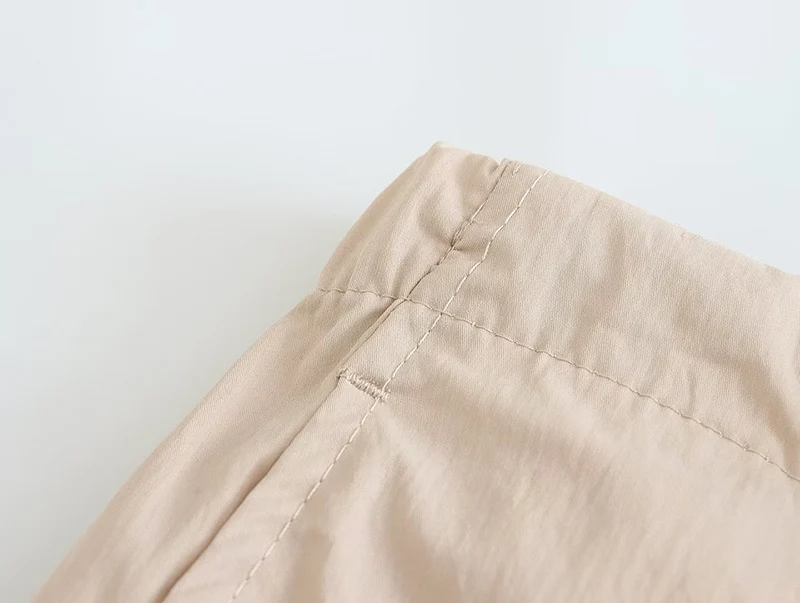 Women Fashion Parachute Cargo Pants Vintage Jogging Trousers High Elastic Waist Female Chic Lady Boot Cut