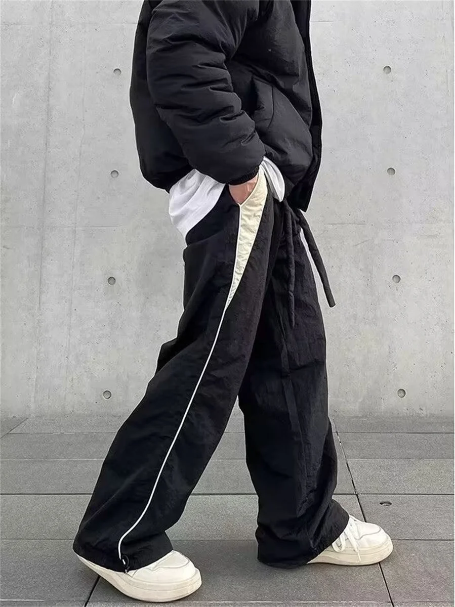 Women Baggy Harajuku Cargo Pants Streetwear Hip Hop Wide Leg Pant Parachute Sweatpants Techwear Joggers Oversized Y2K Trousers