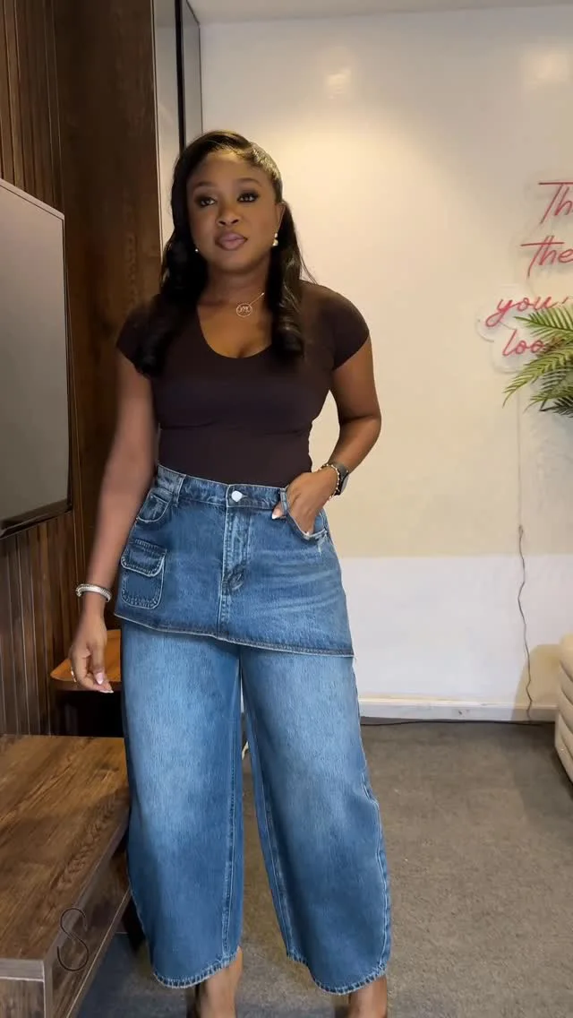 Denim Pant Women Jeans Vintage Wide Leg Long Pants Slim Fit High Waist Straight Trousers Y2k Streetwear Elegant Work Casual
