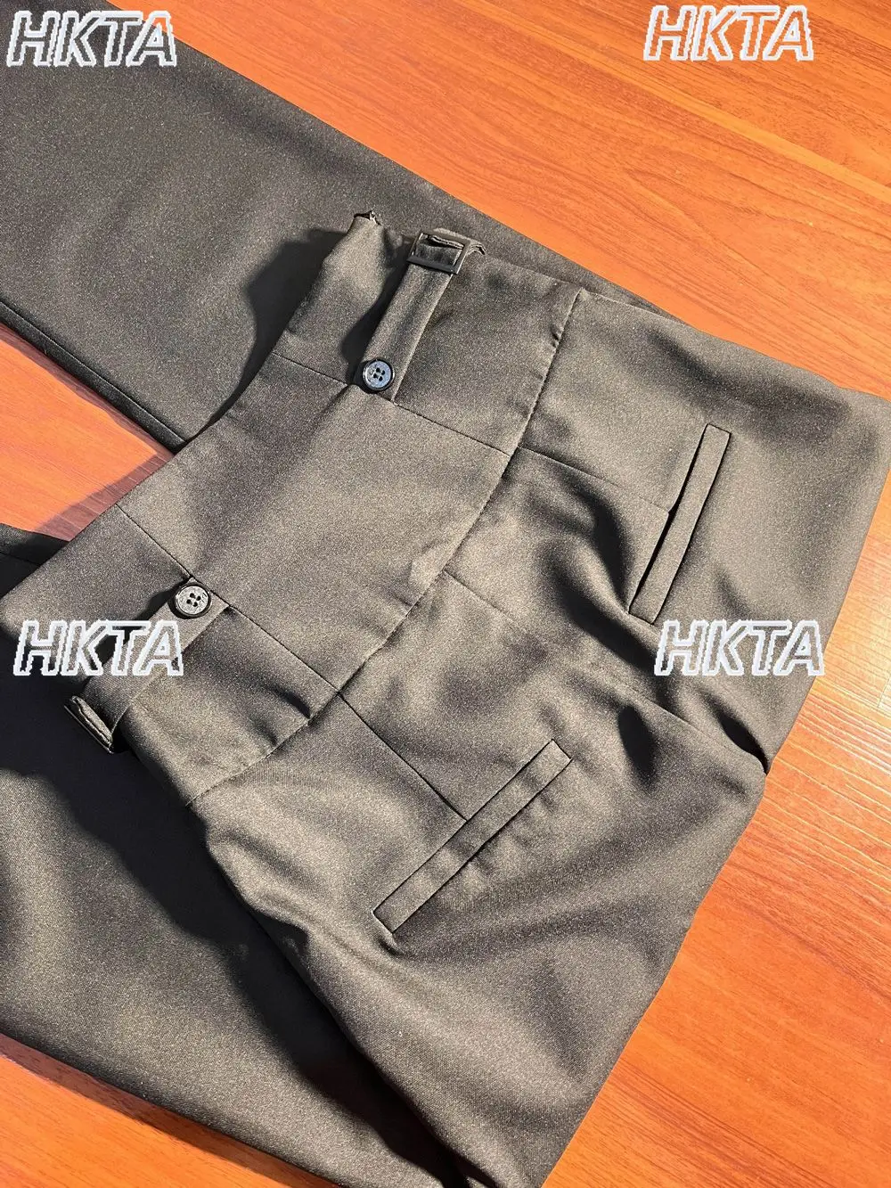 High Waist Straight Pants Y2k Vintage Court British Buttons Autumn 2026 Spring New Commute Thin Versatile Black Trousers Women