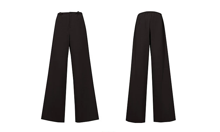 Amii Women's Pants 2026 Summer New Textured Loose Wide Leg Trousers Elastic Waist Casual Versatile Pants For Women 12622110