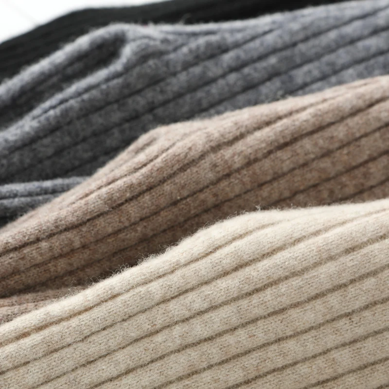 LONGMING Sweatpants 100% Merino Wool Knitted Pants Leggings Women's Clothes Autumn Winter Trousers Vintage Long Pants Female Y2K