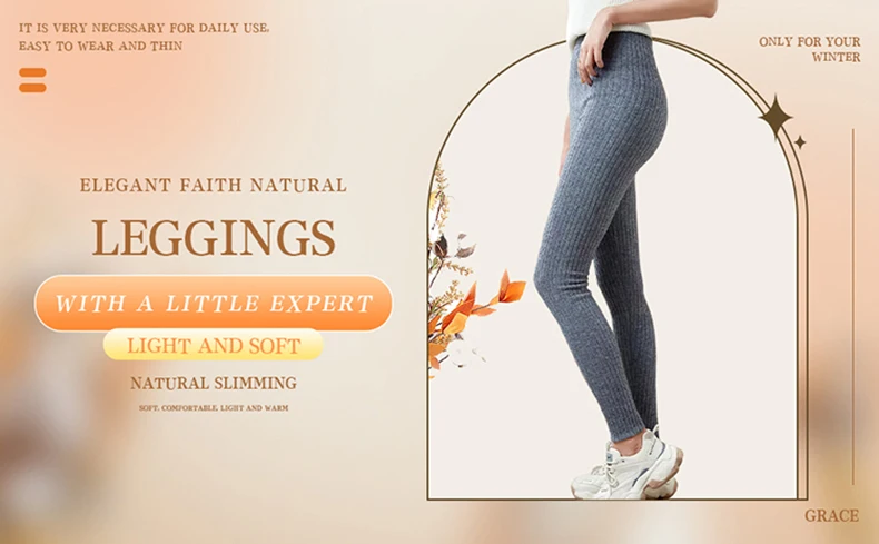LONGMING Sweatpants 100% Merino Wool Knitted Pants Leggings Women's Clothes Autumn Winter Trousers Vintage Long Pants Female Y2K