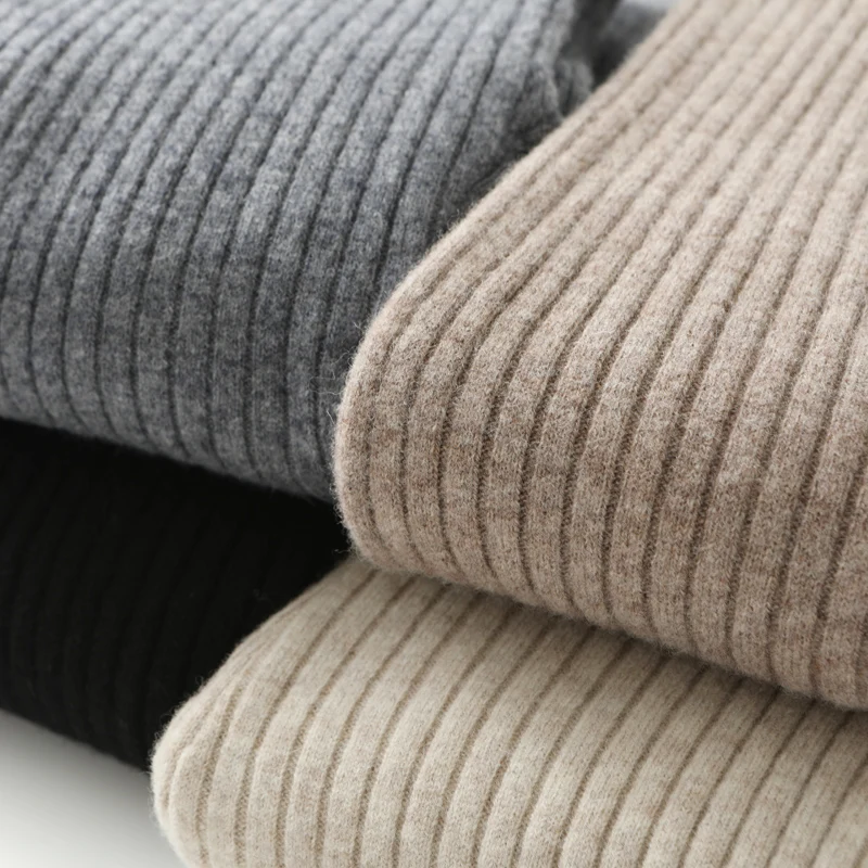 LONGMING Sweatpants 100% Merino Wool Knitted Pants Leggings Women's Clothes Autumn Winter Trousers Vintage Long Pants Female Y2K