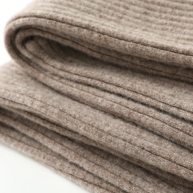 LONGMING Sweatpants 100% Merino Wool Knitted Pants Leggings Women's Clothes Autumn Winter Trousers Vintage Long Pants Female Y2K