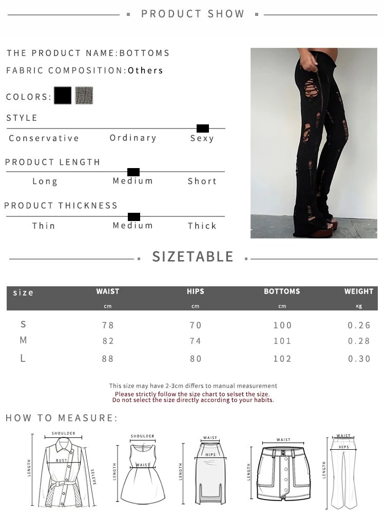 Nibber Hot Girls Long Pants Woman Irregular Hollow Design Crochet Elastic High Waist Skinny Stretch Street Hip-Hop Style Bottoms