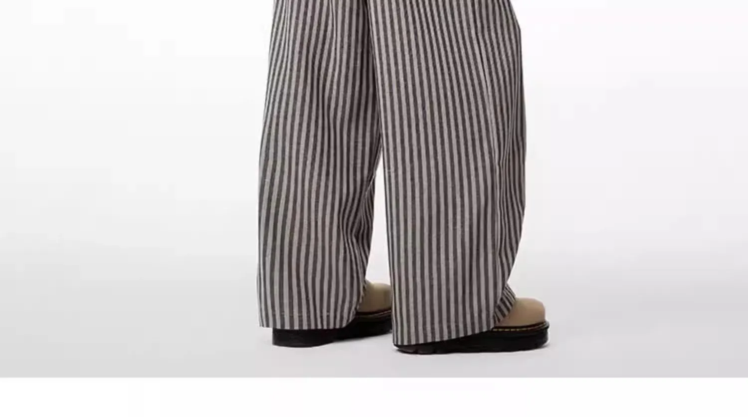 Women's Black Gothic Striped Long Pants Baggy Sweatpants Harajuku Y2k Emo Vintage Oversize Trousers Japanese 2000s Style Clothes