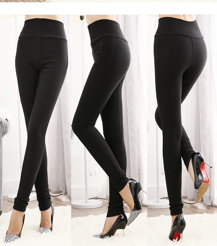 S-6XL15 Colors New Winter clothes Women's Pants Fashion Candy Color Skinny high waist elastic Trousers Fit Lady Pencil Pants