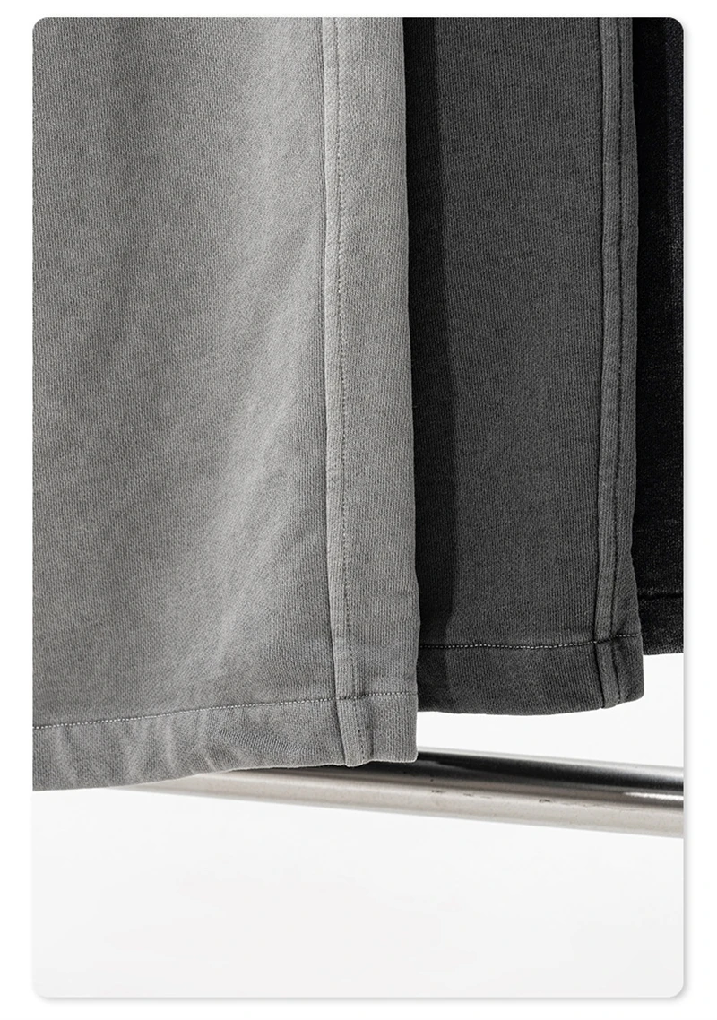 ZODF Retro Women Washed 370gsm Straight Pants Vintage Girls Female Loose Double Waist Wide Leg Cotton Trousers HY1150