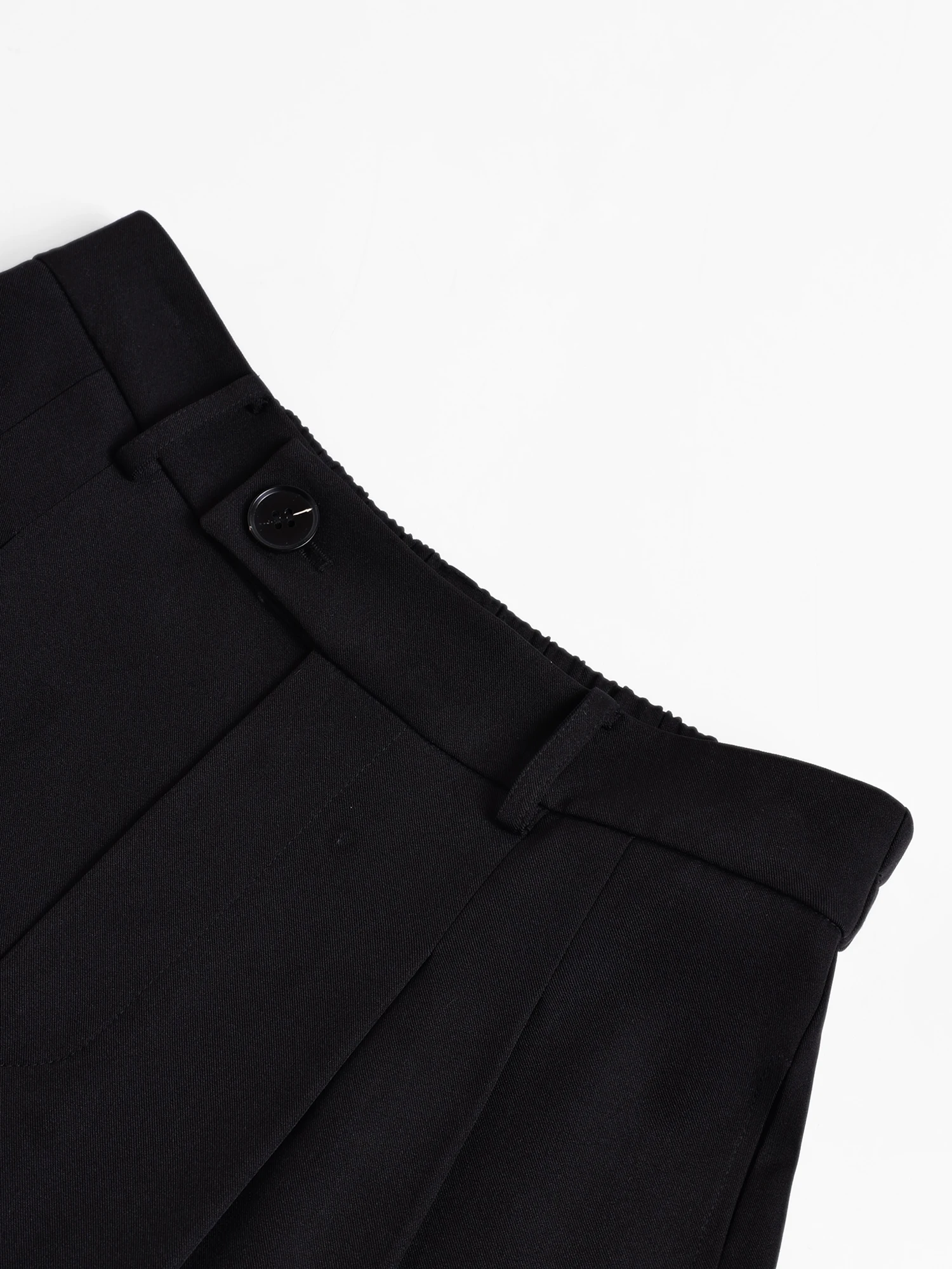 XIAOGULI 2026 Autumn Black Casual Pants Women High Waist Wide Leg Trousers Loose Fit Office Daily Wear Regular Petite 2 Types