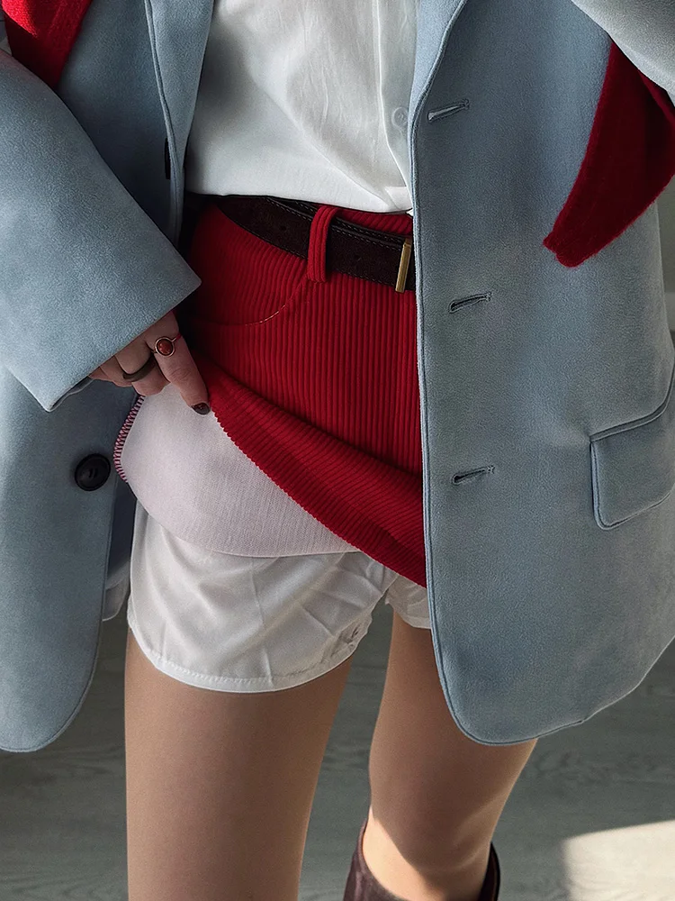 Autumn Corduroy Mini Skirt Burgundy For Women Brown Vintage A Line Short Skirts With Shorts Inside For Women Skirt Corduroy Fall