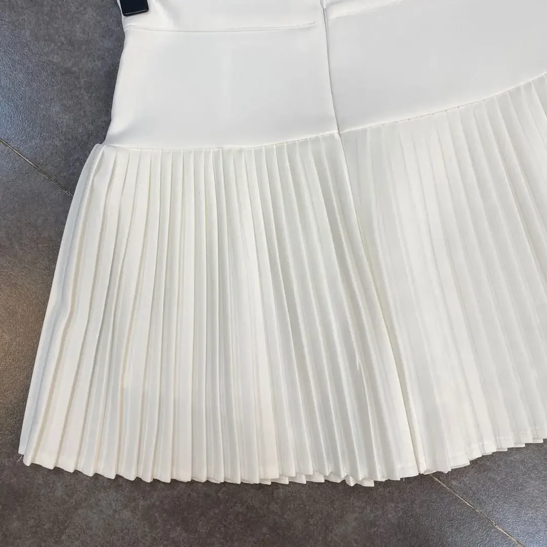 2024 Spring Summer New Arrivals High Waist Short Mini Pleated Skirt Streetwear Women Slim Fashion Korea Kawaii A Line Skirt