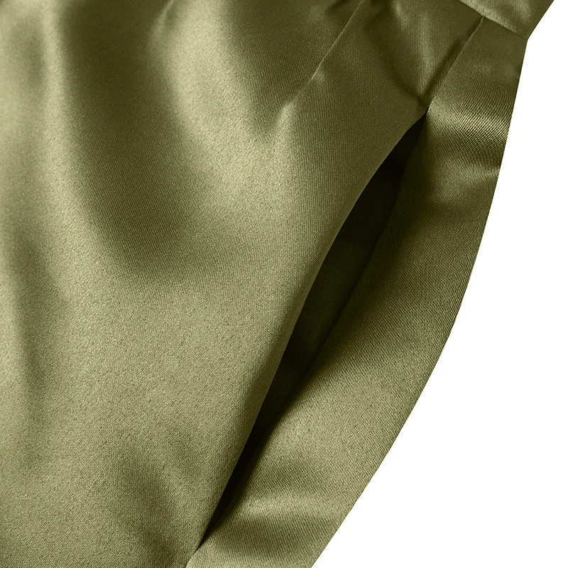 ZANZEA Women Satin Silk Black Maxi Long Skirts Elegant Luxury High Waisted A-Line Party Jupe Femme with Back Zipper Faldas Mujer
