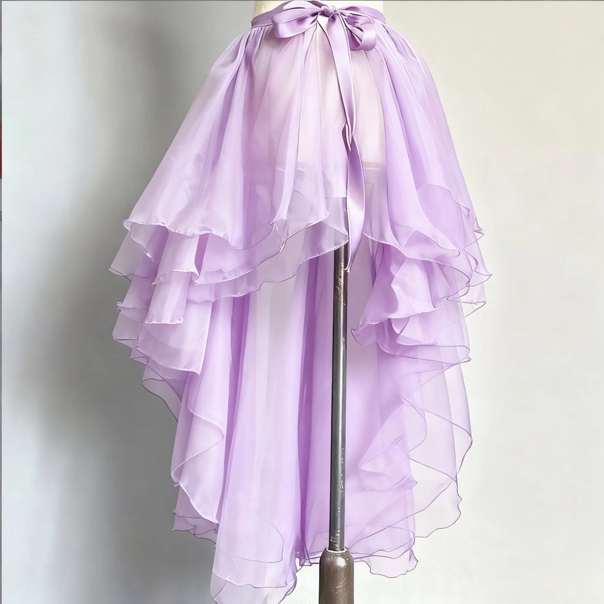 Sweet Cute Irregular Skirt Y2k Lolita Lace Ruffles Skirt Harajuku Subculture Style Women Party Vintage Kawaii Bow Design Skirt