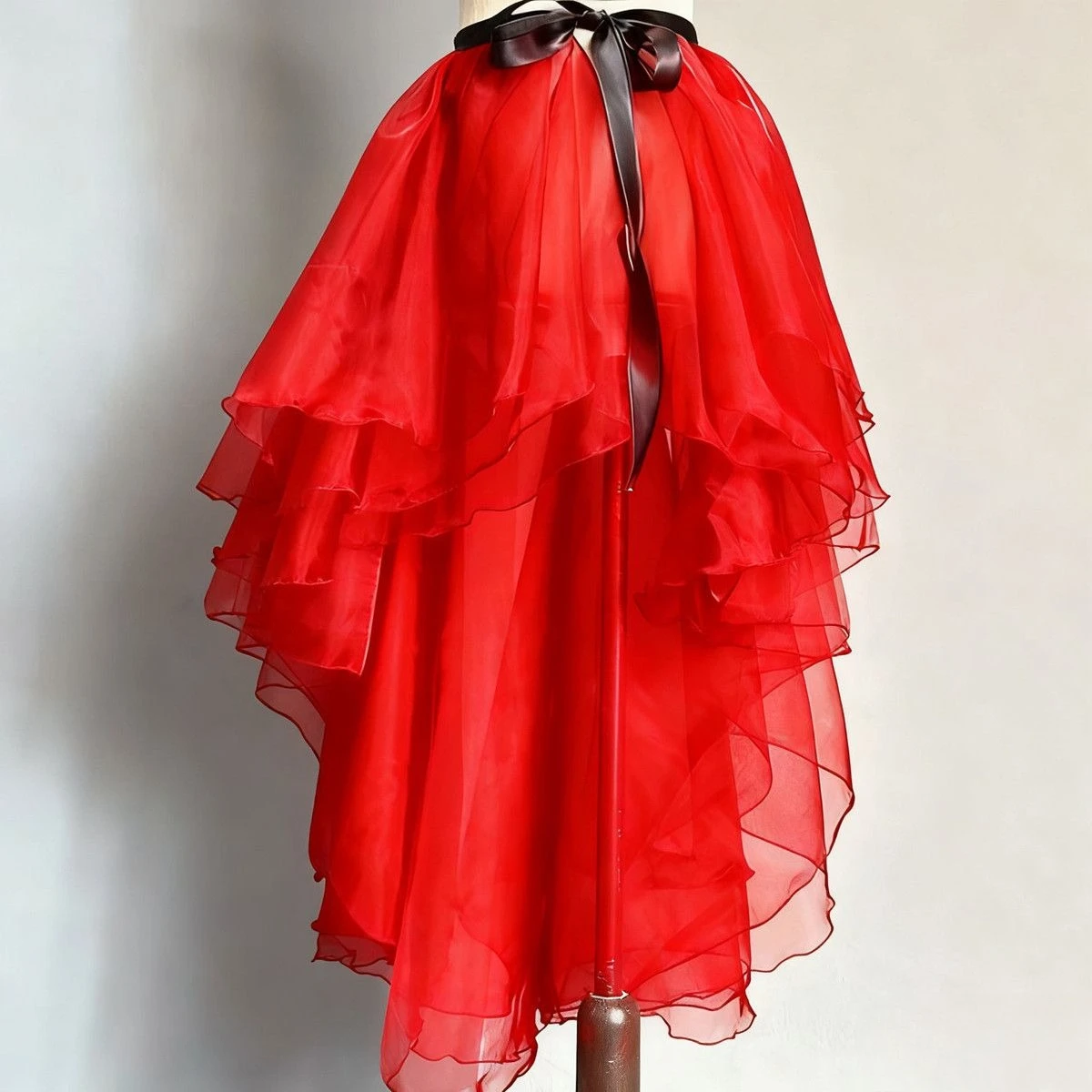 Sweet Cute Irregular Skirt Y2k Lolita Lace Ruffles Skirt Harajuku Subculture Style Women Party Vintage Kawaii Bow Design Skirt