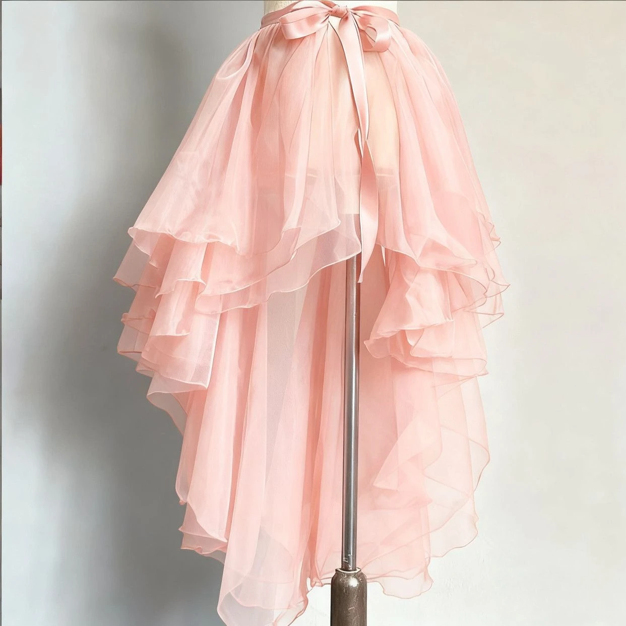 Sweet Cute Irregular Skirt Y2k Lolita Lace Ruffles Skirt Harajuku Subculture Style Women Party Vintage Kawaii Bow Design Skirt