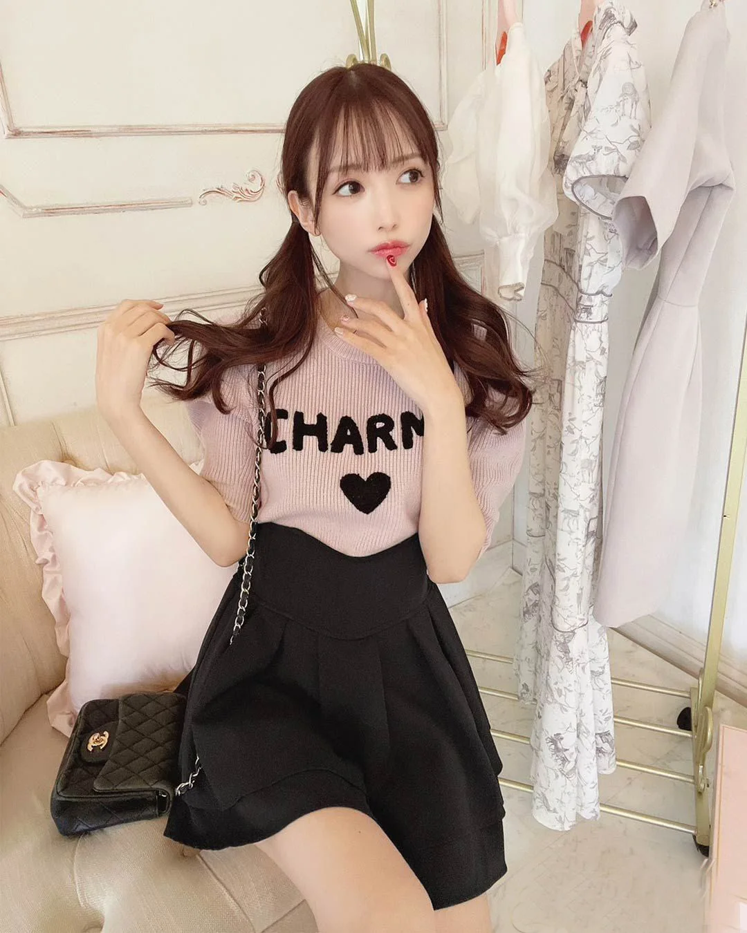 Japanese Style Simple Woman Radian Waistline Slimming Leg-Shaping Short Black Skirt for Women Streetwear Woman Culottes Skirts