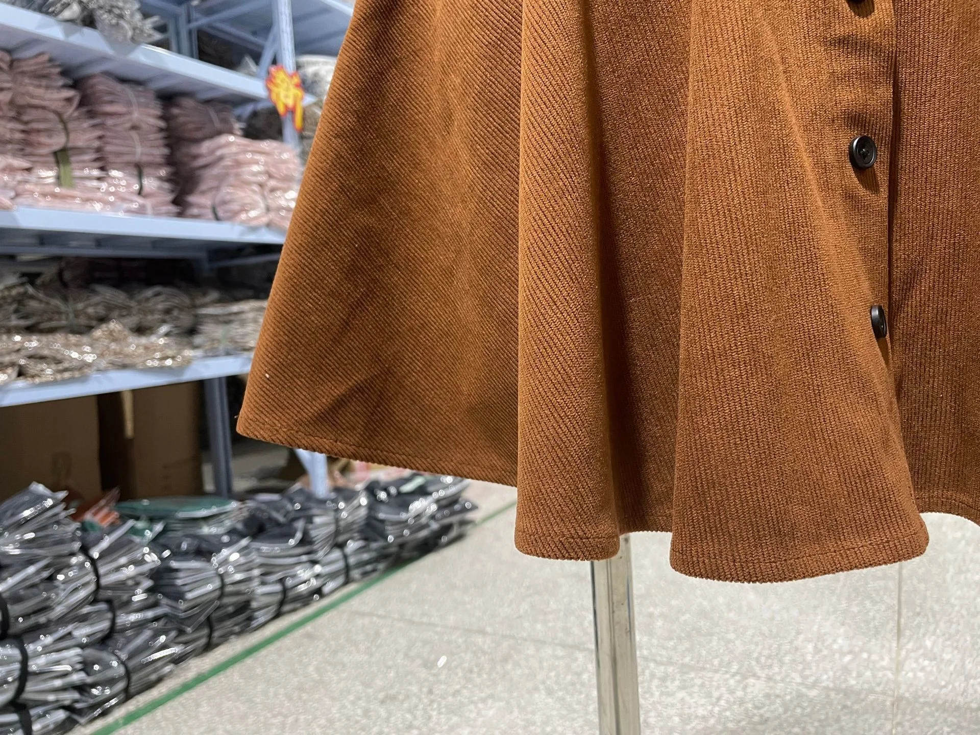 New Arrival Autumn Winter Corduroy Skirt Women Fashion High Waist Single Breasting Streetwear Casual A-line Skirts 2025