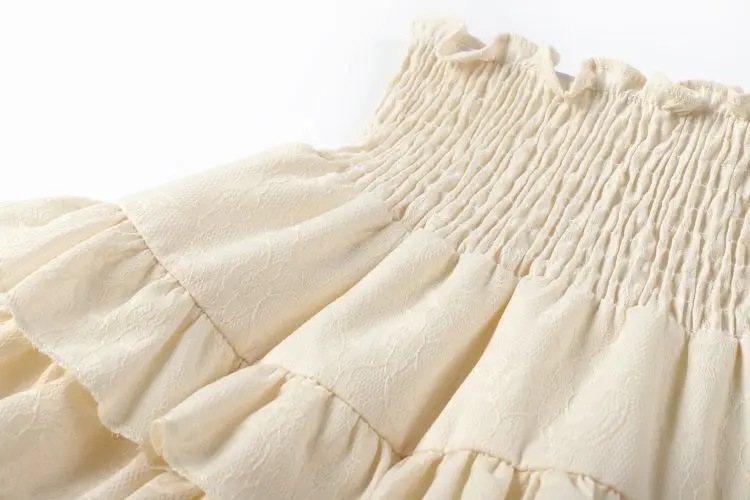 Kawaii Sweet Lolita Skirts Y2k Clothes Women French Lace Patchwork High Waisted Puffy Short Cake Skirt A-line Skirt Gothic New
