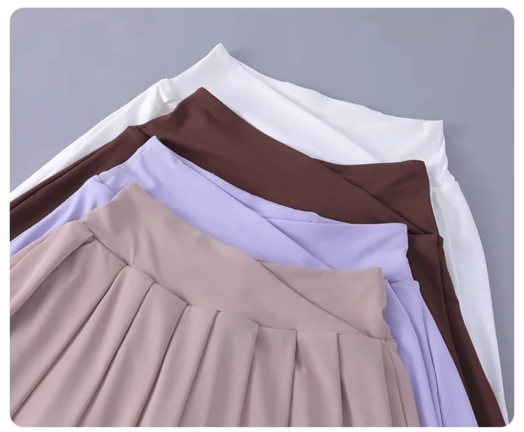 Women Tennis Pleated Skirt High Waisted Athletic Golf Skorts Workout Sports Skirts With Shorts For Women