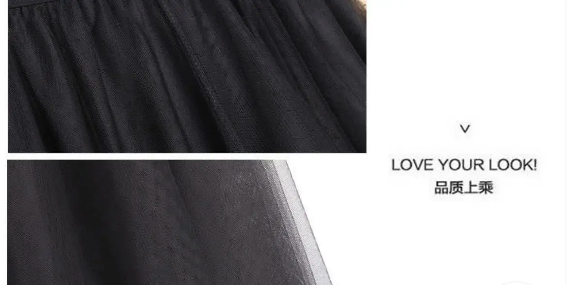New Mesh Gauze Pleated A-line Skirt Kawaii Prom Clothes for Women Summer High Waist Pink White Blue Midi Tulle Skirts Woman 2023
