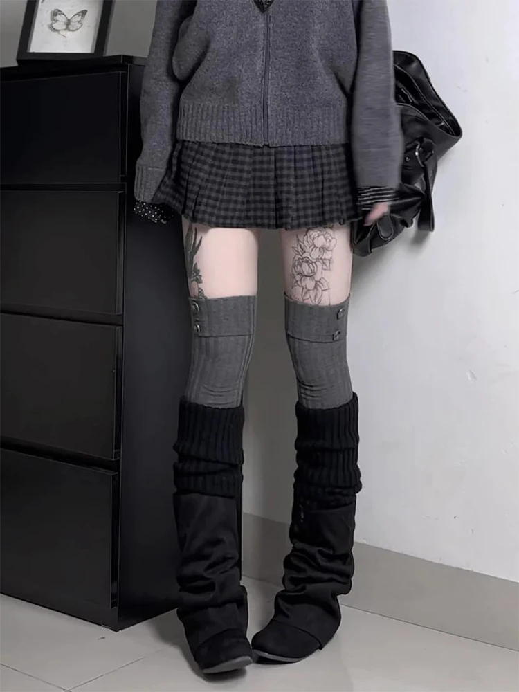 Y2K Aesthetics Women's Millennial Lolita Harajuku Design Plaid Mini Skirt Japanese Retro Shibuya Gyaru High Waist Pleated Skirts