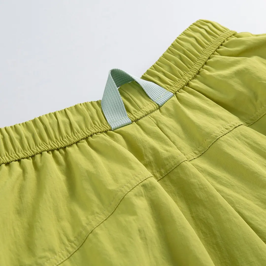 Outdoor Fashion Quick Dry Drawstring Skirt Women City Hiking Streetwear Loose Casual Sport  Y2k Track Cargo Skirts Pants