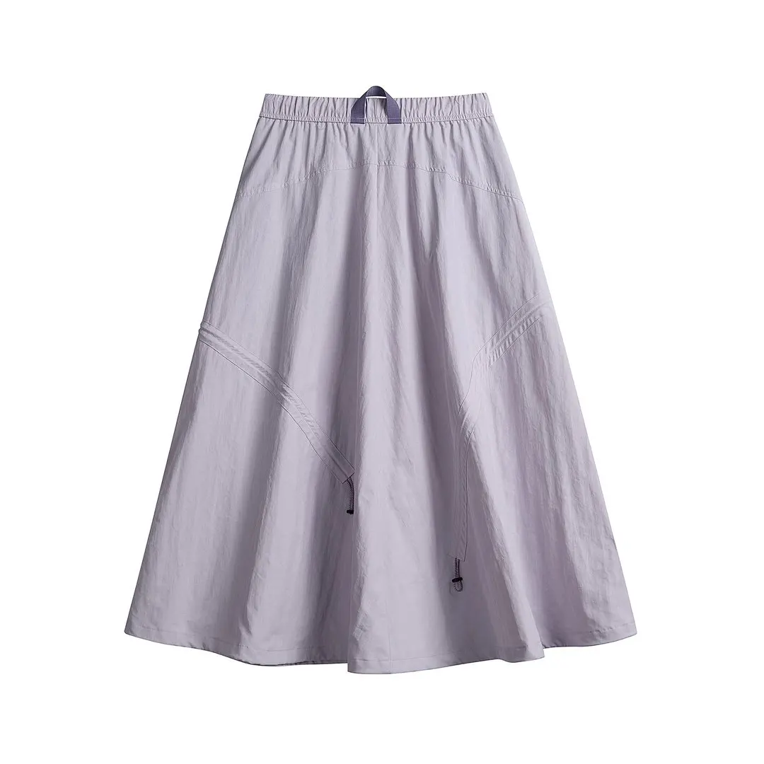 Outdoor Fashion Quick Dry Drawstring Skirt Women City Hiking Streetwear Loose Casual Sport  Y2k Track Cargo Skirts Pants